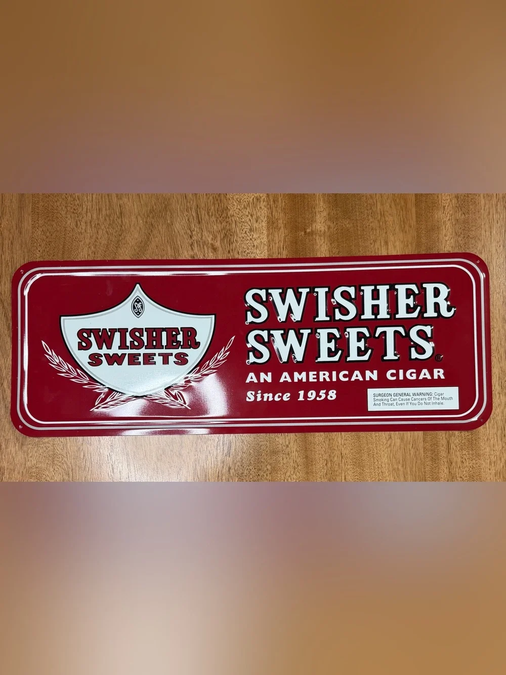 Swisher Sweets - An American Cigars Since 1958 Collectors Metal Sign | 24